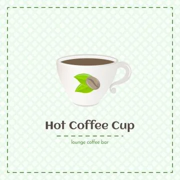Vector coffee cup for espresso Stock Illustration