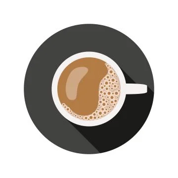 Vector coffee cup symbol Stock Illustration