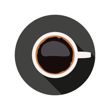 Vector coffee cup symbol Stock Illustration