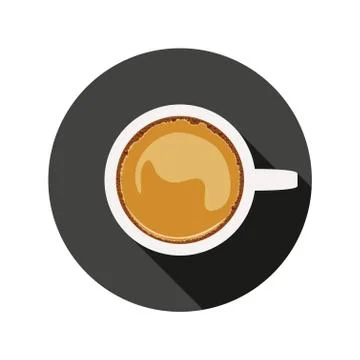 Vector coffee cup symbol Stock Illustration