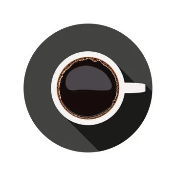 Vector coffee cup symbol Stock Illustration