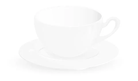 Vector coffee mug on white background Stock Illustration