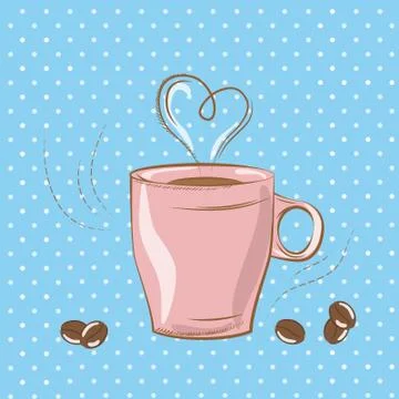 Vector coffee for your ideas Stock Illustration