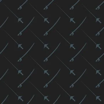 Vector cold steel arms pattern. 스톡 일러스트