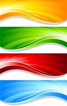 Vector collection of banners Stock Illustration