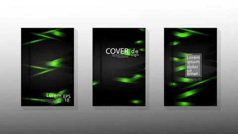Vector collection of book cover backgrounds. eps 10 vector design illustratio 스톡 일러스트