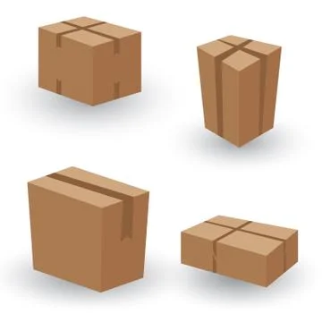 Vector Collection box packaging. Collection Box Packaging Design. Stock Illustration