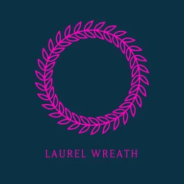 Vector Collection of Laurels, Floral Elements and Banners Stock Illustration
