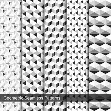 Vector collection of seamless patterns イラスト素材