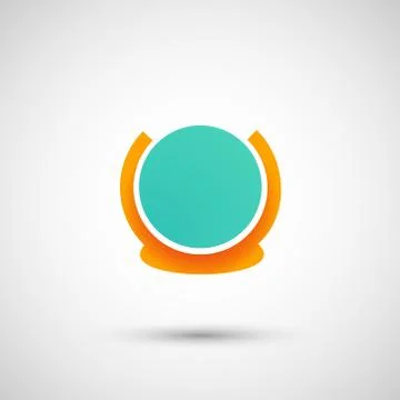 Vector color abstract object eps Stock Illustration