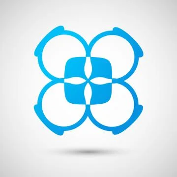 Vector color abstract object eps Stock Illustration