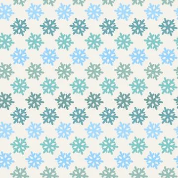 Vector Color abstract snowflake pattern Stock Illustration