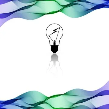 Vector Color background with wave Stock Illustration