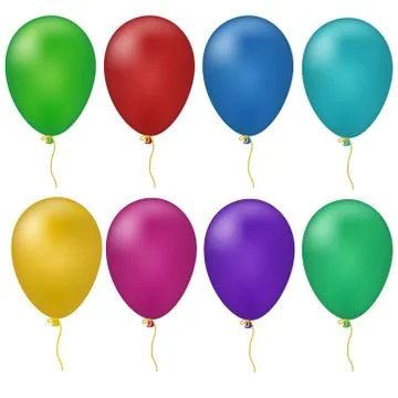 Vector color balloons Stock Illustration