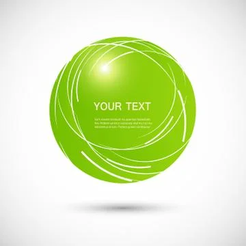 Vector color circle line design Stock Illustration