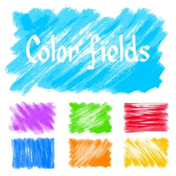 Vector color fields Stock Illustration