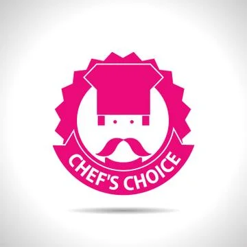 Vector color flar chef icon Stock Illustration
