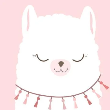 Vector color flat hand drawn childrens illustration, poster, print with cute  Stock-Illustration