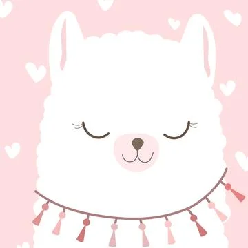 Vector color flat hand drawn childrens illustration, poster, print with cute  Stock Illustration