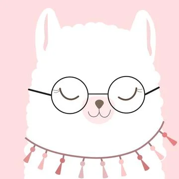 Vector color flat hand drawn childrens illustration, poster, print with cute  Stock Illustration