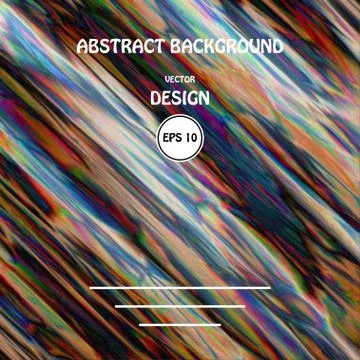 Vector color glitch abstract background. Stock Illustration