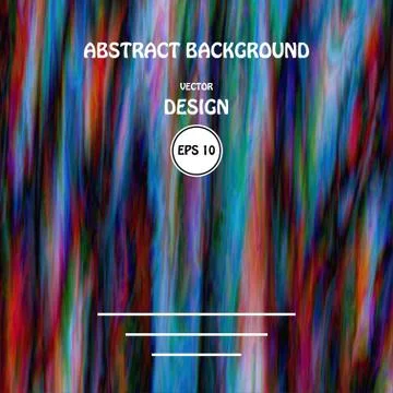 Vector color glitch abstract background. Stock Illustration