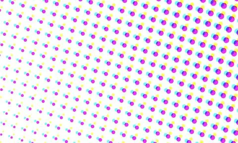 Vector Color Halftone Dots Pattern Retro Pop Art Background Stock Illustration