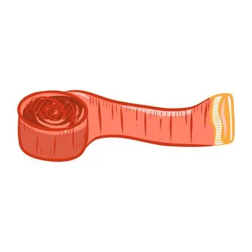 Vector color hand-drawn illustration of knitting items Ilustración de archivo