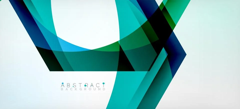 Vector color hexagons geometric abstract background イラスト素材