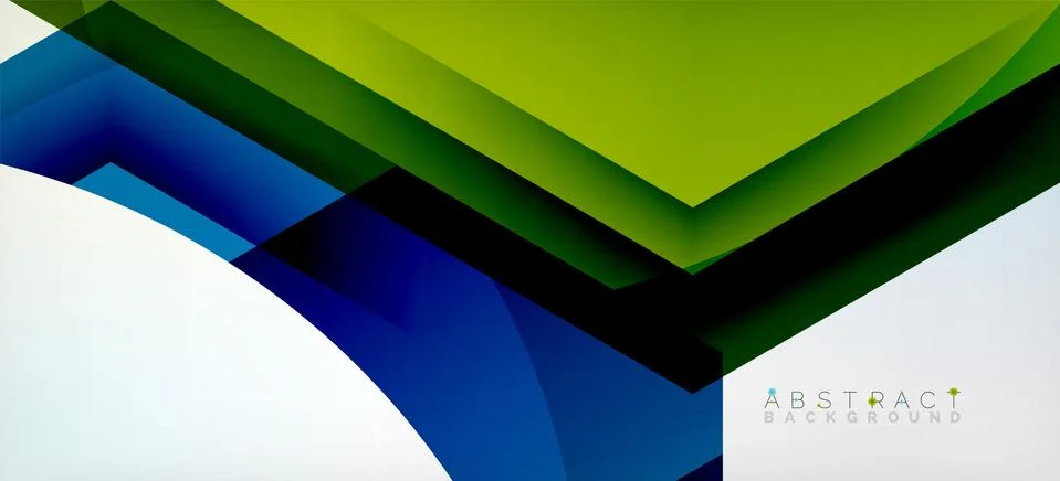 Vector color hexagons geometric abstract background イラスト素材