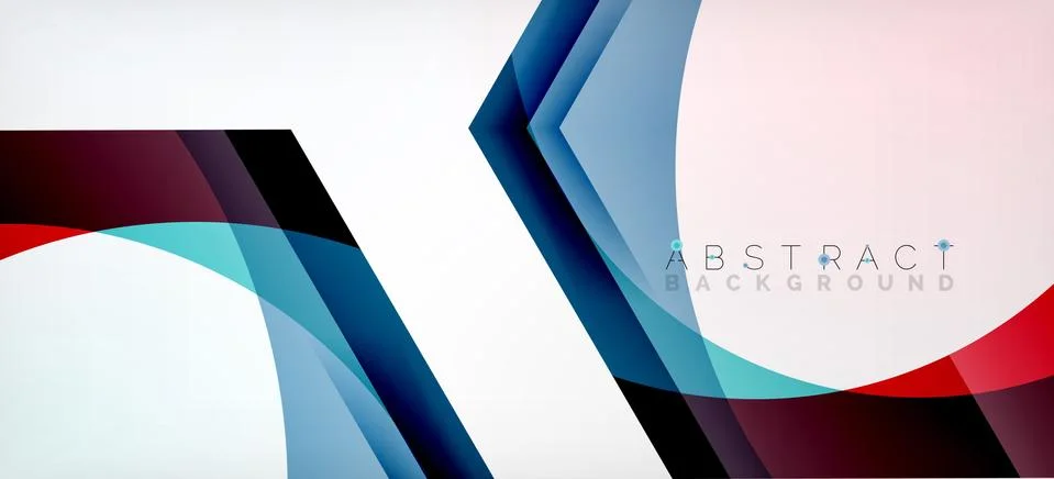 Vector color hexagons geometric abstract background Illustrazione stock