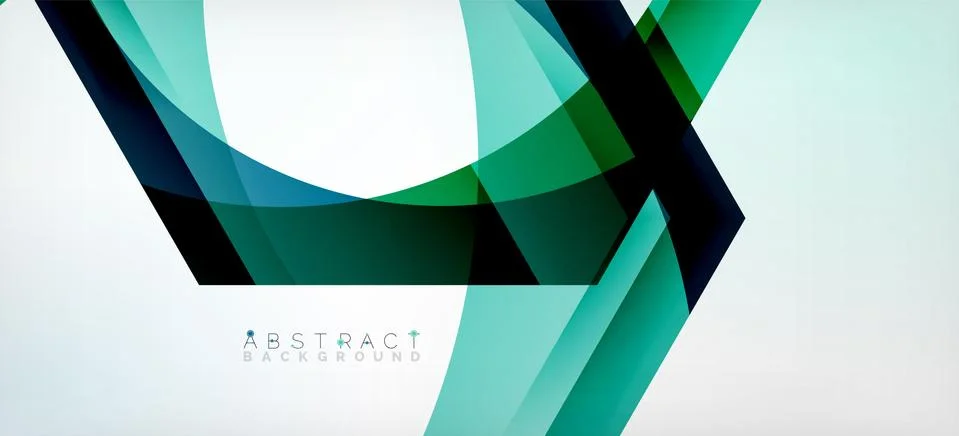 Vector color hexagons geometric abstract background イラスト素材