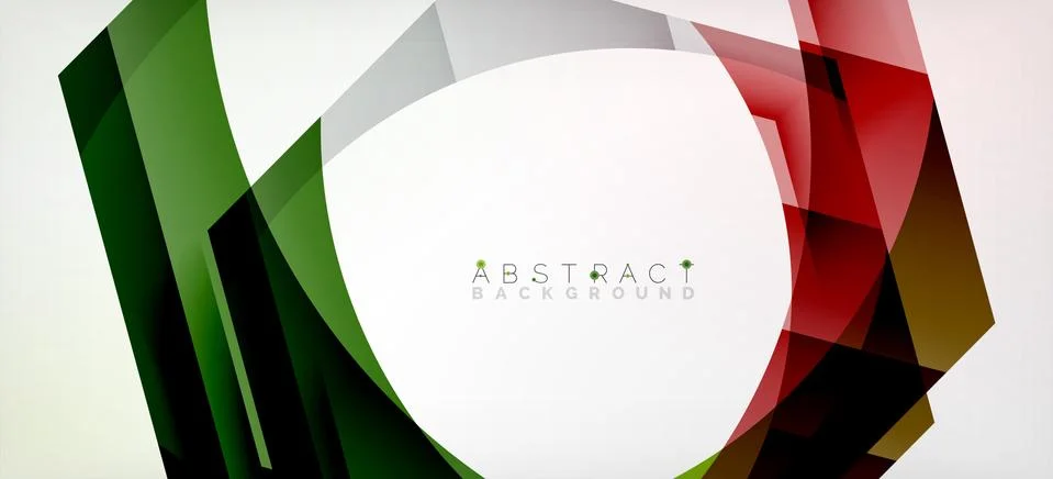Vector color hexagons geometric abstract background Stock Illustration