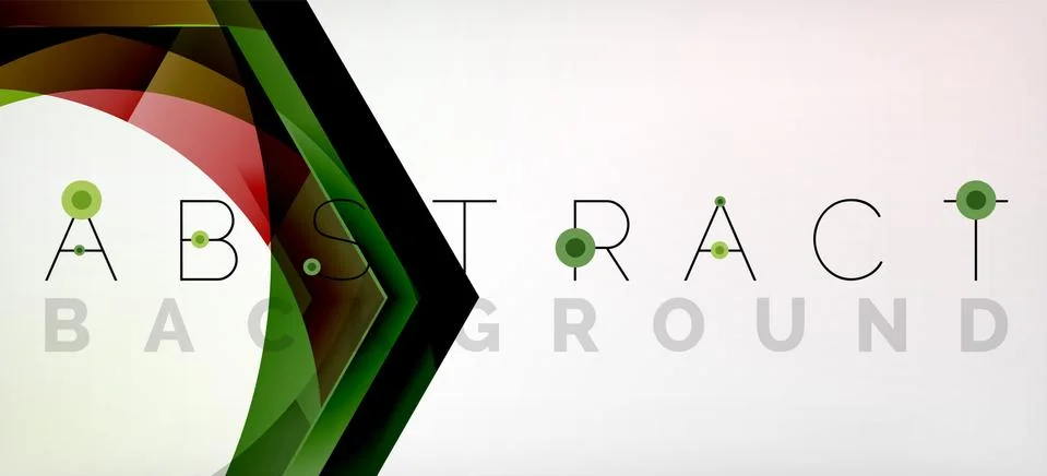 Vector color hexagons geometric abstract background Illustrazione stock