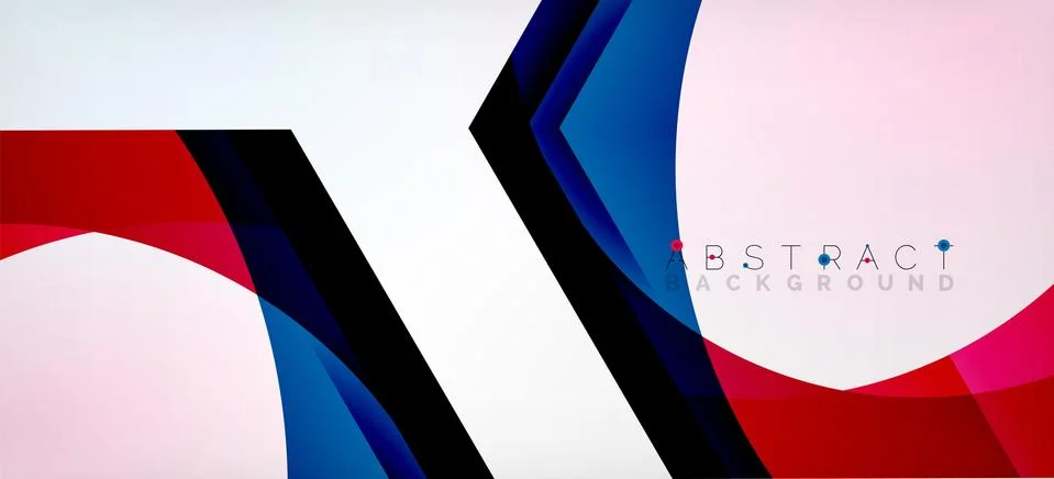 Vector color hexagons geometric abstract background イラスト素材