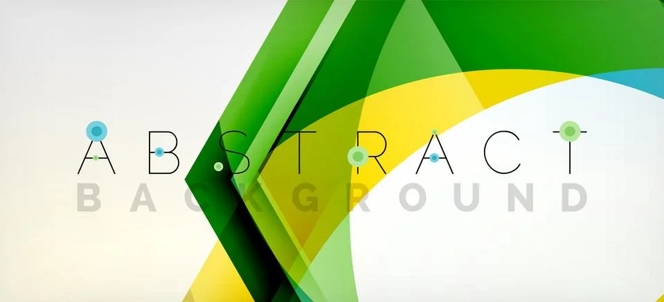 Vector color hexagons geometric abstract background Illustrazione stock