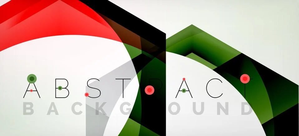 Vector color hexagons geometric abstract background Stock Illustration