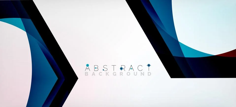 Vector color hexagons geometric abstract background Illustrazione stock