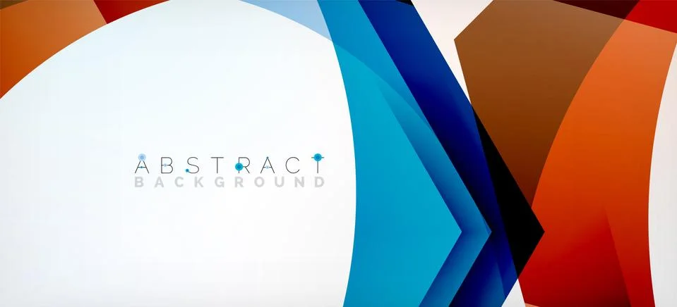 Vector color hexagons geometric abstract background イラスト素材