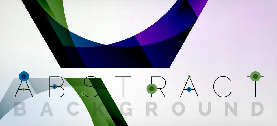 Vector color hexagons geometric abstract background Illustrazione stock