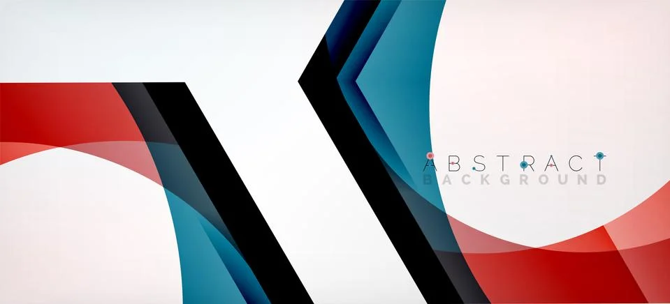 Vector color hexagons geometric abstract background イラスト素材
