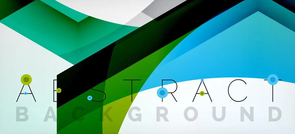 Vector color hexagons geometric abstract background イラスト素材