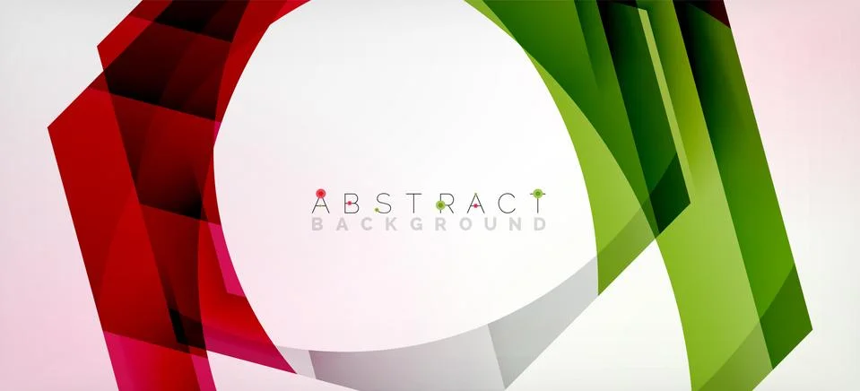 Vector color hexagons geometric abstract background Stock Illustration