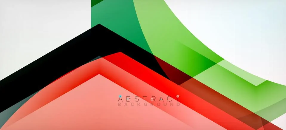 Vector color hexagons geometric abstract background Stock Illustration