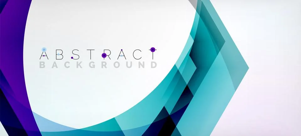 Vector color hexagons geometric abstract background 스톡 일러스트