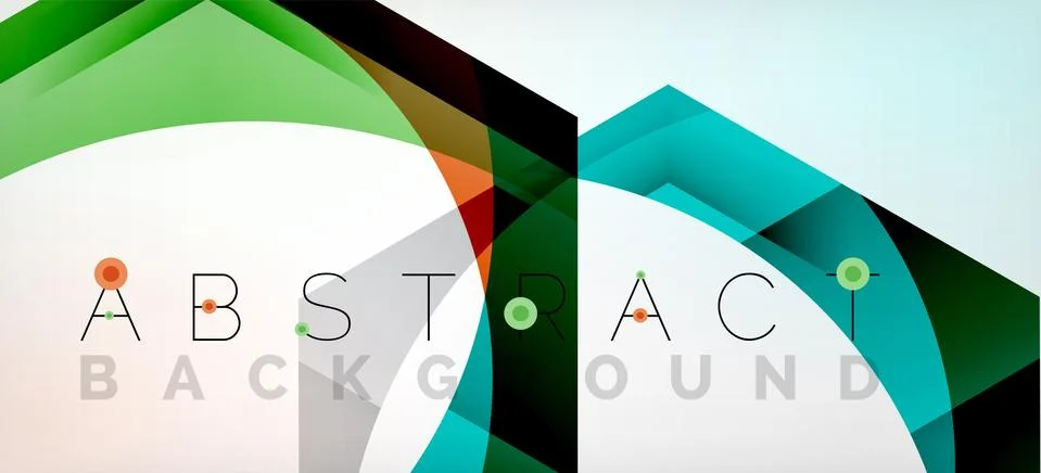 Vector color hexagons geometric abstract background Stock Illustration