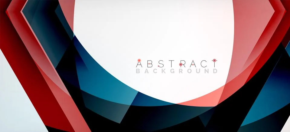 Vector color hexagons geometric abstract background 스톡 일러스트