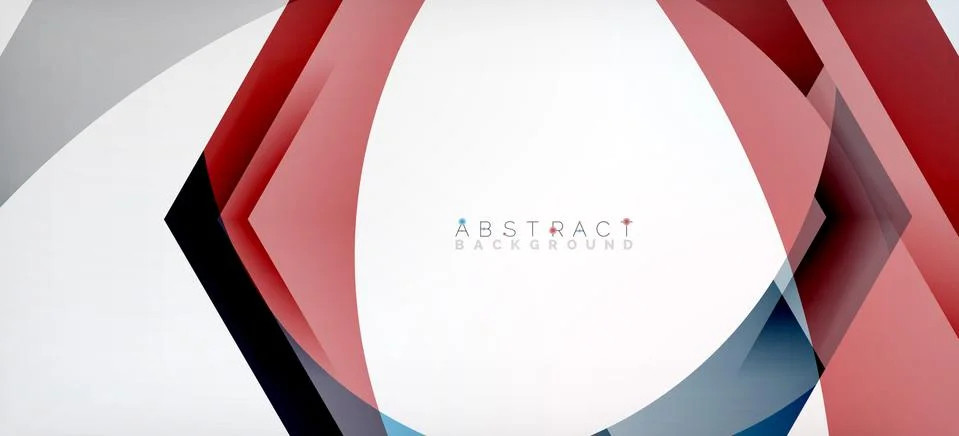 Vector color hexagons geometric abstract background イラスト素材
