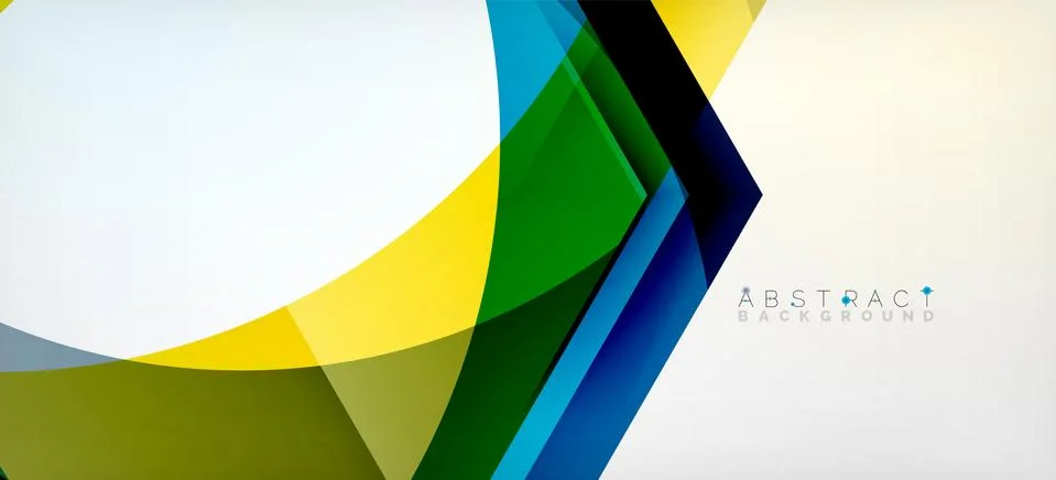 Vector color hexagons geometric abstract background 스톡 일러스트