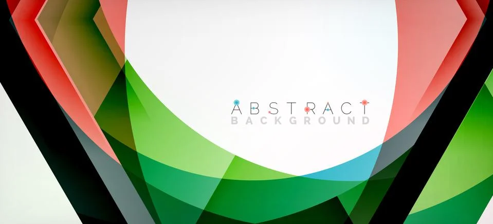 Vector color hexagons geometric abstract background Stock Illustration